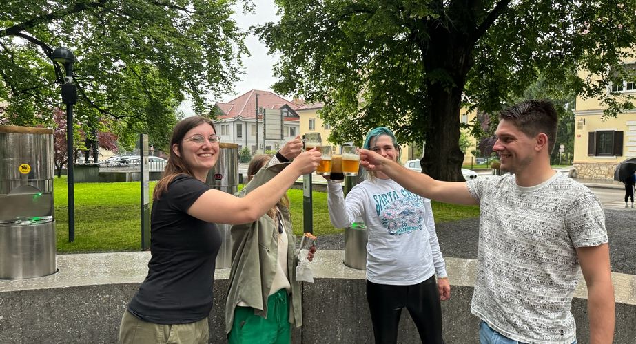 Proost bij de bierfontein